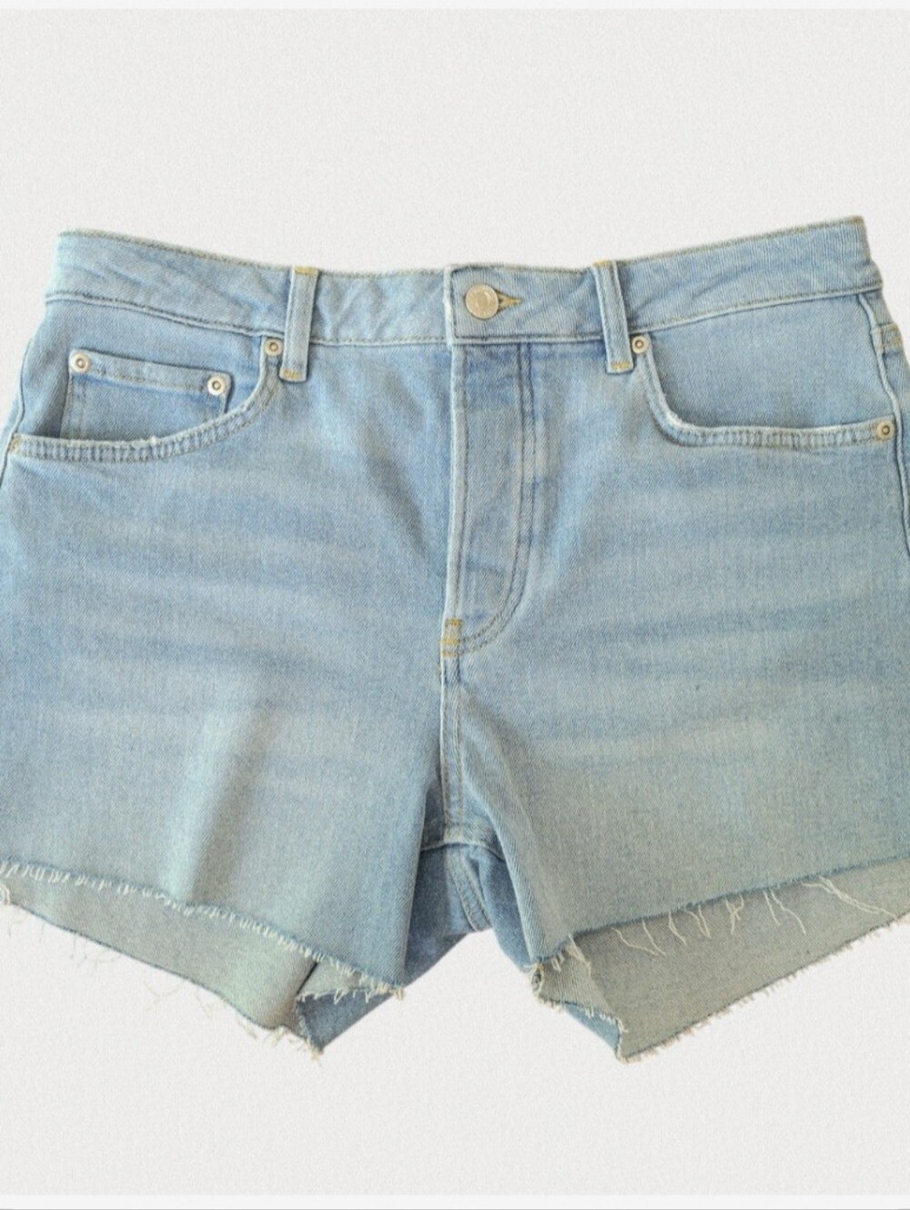Antonio Melani Light Blue Denim Shorts 6 NWT Stretch Casual Jean Cotton Elastane